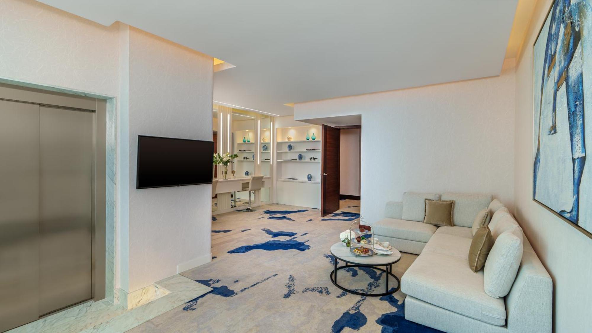 فندق فيرمونت باب البحر أبو ظبي المظهر الخارجي الصورة A suite at the hotel